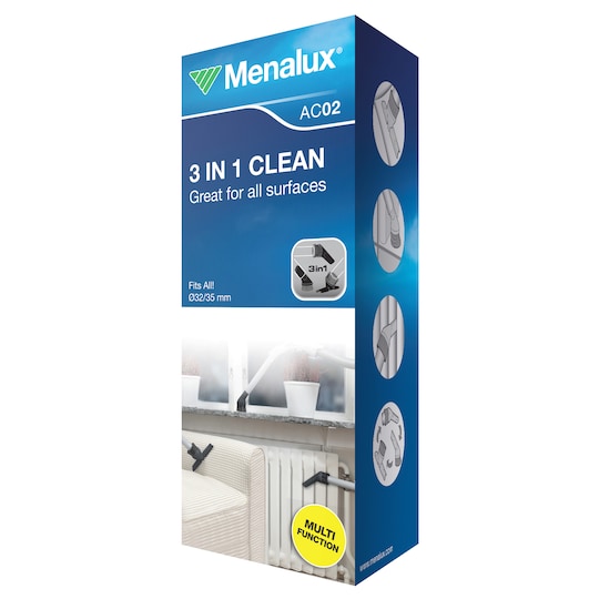 Menalux 3-i-1 Clean mundstykke AC0202