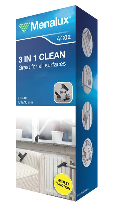 Menalux 3-i-1 Clean mundstykke AC0202