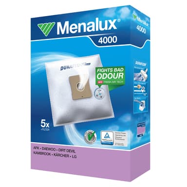 Menalux støvsugerposer 4000 AFK/Daewoo/Kärcher/Kambrook/LG etc.