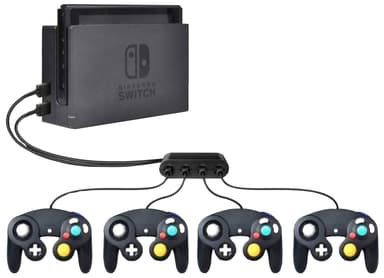 Piranha Nintendo GameCube controller-adapter til Nintendo Switch