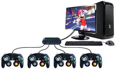 Piranha Nintendo GameCube controller-adapter til Nintendo Switch