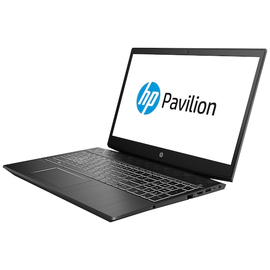 HP Pavilion Gaming 15-cx0817no 15,6" bærbar computer (shadow black)