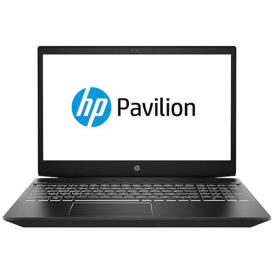 HP Pavilion Gaming 15-cx0818no 15,6" bærbar computer (shadow black)