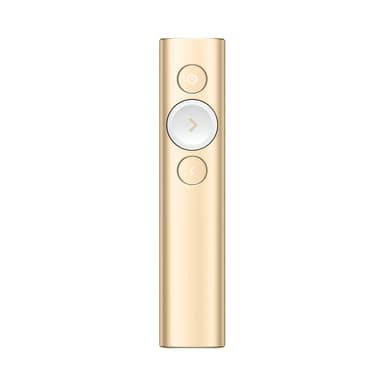 Logitech Spotlight presentation remote (guld)