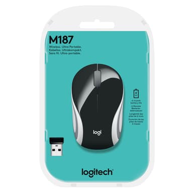 Logitech M187 kompakt trådløs mus