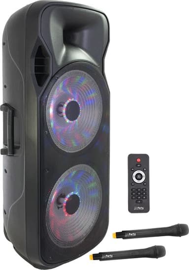 Party Sound festhøjttaler med 2 x 15"" bas