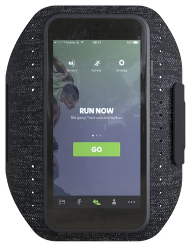 Adidas universal sportsarmbånd (sort)