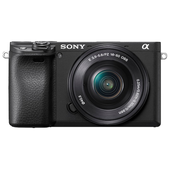 Sony Alpha A6400 kamerahus + E PZ 16-50 mm f/3,5-5,6 OSS zoomobjektiv |  Elgiganten