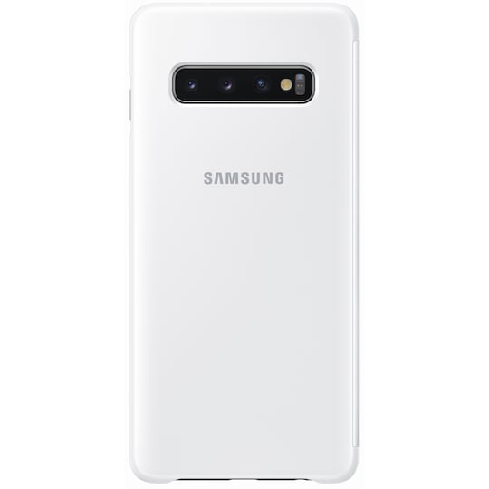Samsung Galaxy S10 Clear View cover (hvid)