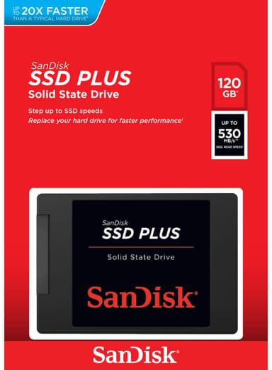 SanDisk Plus intern SSD 120 GB