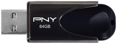 gear Evolve tæt PNY Attache 4 USB 2.0 USB-stik 64 GB (sort) | Elgiganten