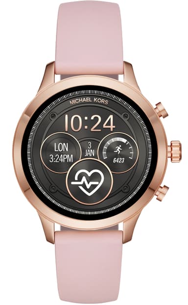 Michael Kors Runway silikonerem (pink)