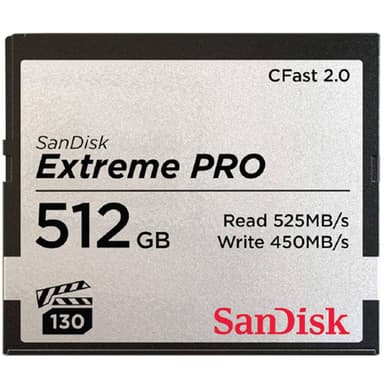 SanDisk CF 2.0 Extreme Pro 512 GB hukommelseskort
