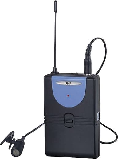 Transportabel højttaler med headset