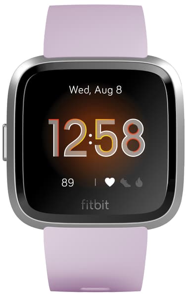 Fitbit Versa Lite smartwatch (lilla/sølv)