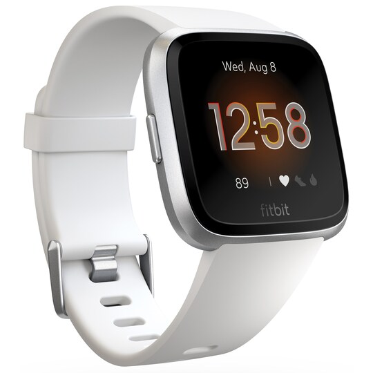 Fitbit Versa Lite smartwatch (hvid/sølv)