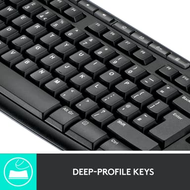 Logitech MK270 trådløs mus + tastatur