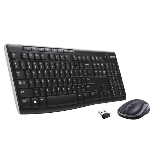 Logitech MK270 trådløs mus + tastatur