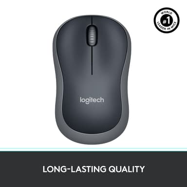 Logitech Trådløs Mus M185 (Grå)