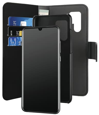 Puro 2-i-1 cover med tegnebog til Huawei P30 Pro (sort)