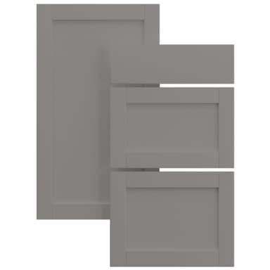Epoq Shaker Steel Grey køkkenlåge 15x70
