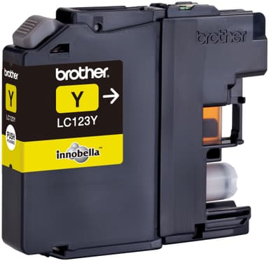 Brother LC123Y gul blækpatron