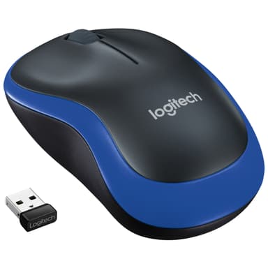 Logitech Trådløs Mus M185 (Blå)