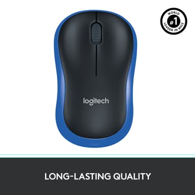 Logitech Trådløs Mus M185 (Blå)