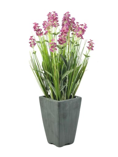 Kunstig lavendel, lyserød, 45 cm.