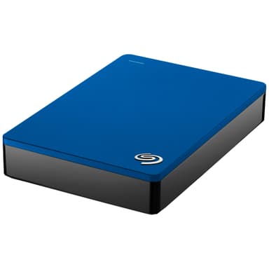 Seagate Backup Plus 4 TB bærbar harddisk (lyseblå)