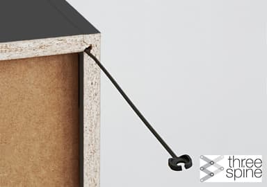 Epoq Click Grafit overskab til køleskab 60x35