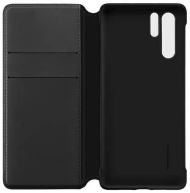 Huawei P30 Pro PU cover med tegnebog (sort)
