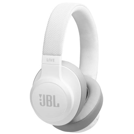 JBL LIVE 500BT around-ear hovedtelefoner (hvid) | Elgiganten
