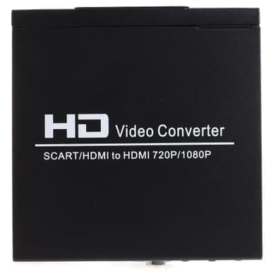 SCART+HDMI til HD Konverter og Switch Sort Elgiganten