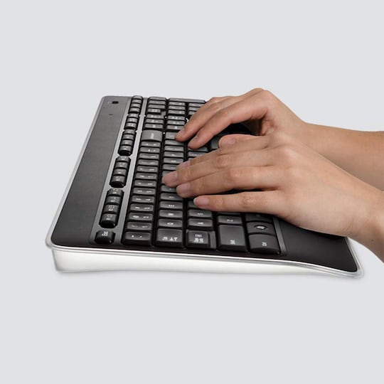 Logitech K800 trådløst tastatur (sort)