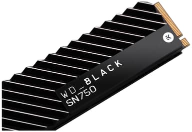 WD Black SN750 med Heatsink interrn NVMe SSD 1 TB