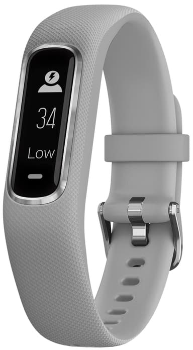 Garmin Vivosmart 4 aktivitetsur - S/M (sølv)