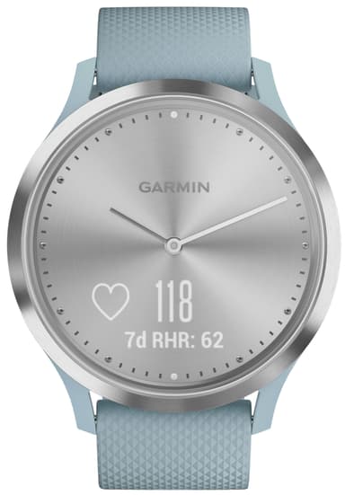 Garmin Vivomove HR hybrid smartwatch (sølv)