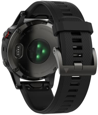 Garmin Fenix 5 multi-sportsur (skifer grå/sort)