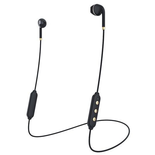 Happy Plugs Wireless II in-ear hovedtelefoner (sort guld)