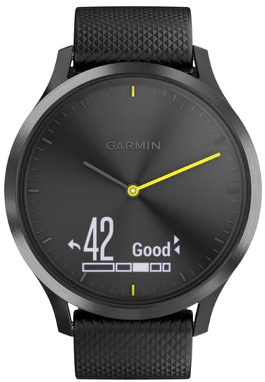 Garmin Vivomove HR hybrid smartwatch L (sort)