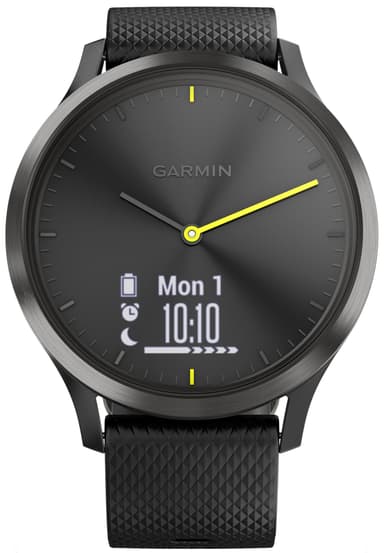 Garmin Vivomove HR hybrid smartwatch L (sort)