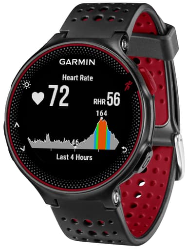 Garmin Forerunner 235 sportsur (sort/rød)