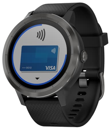 Garmin Vivoactive 3 GPS sportsur (sort/slate)