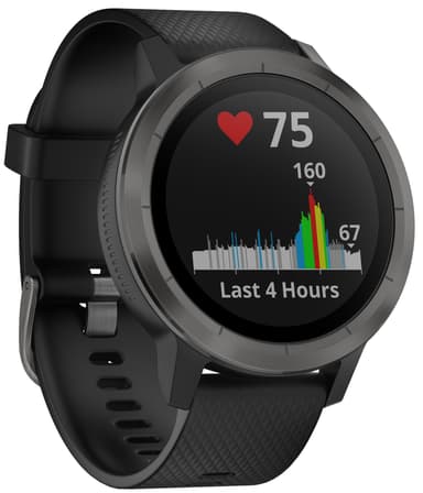 Garmin Vivoactive 3 GPS sportsur (sort/slate)