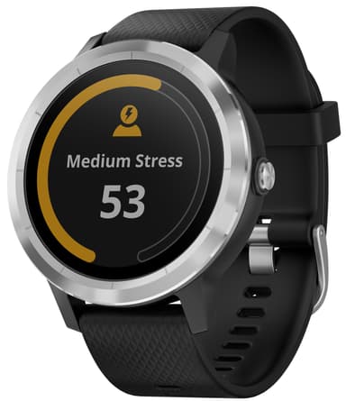 Garmin Vivoactive 3 GPS sportsur (sort/stål)