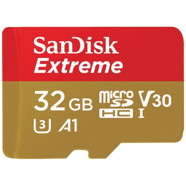 SanDisk Extreme Micro SDHC 32 GB hukommelseskort