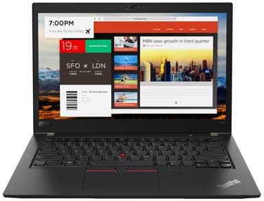 Lenovo ThinkPad T480s 14" bærbar computer (sort)