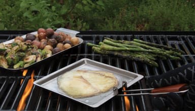 Raclette pande med skraber