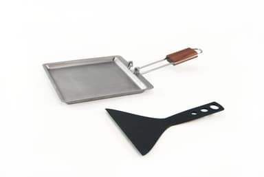 Raclette pande med skraber